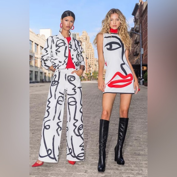 ALICE + OLIVIA  X KOKETIT CLYDE ALINE SHIFT DRESS, Size 0, $440 - Picture 4 of 14